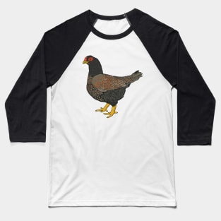 Cornish Chicken Baseball T-Shirt